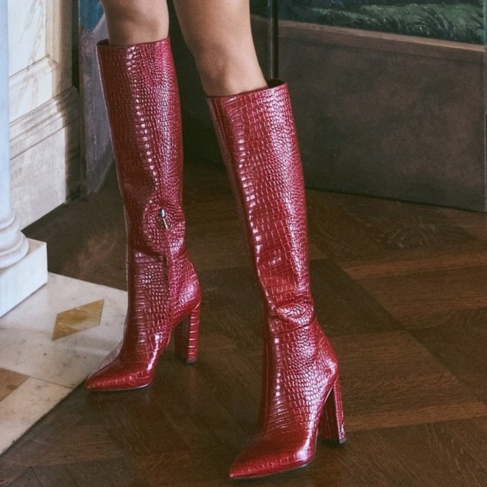 Raakel Knee-High Block Heel Boot / Sam Edelman